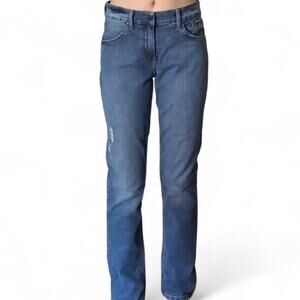 Medium Wash Mott & Bow Straight Leg Jeans